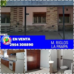 Casa en venta en Miguel Riglos, La Pampa