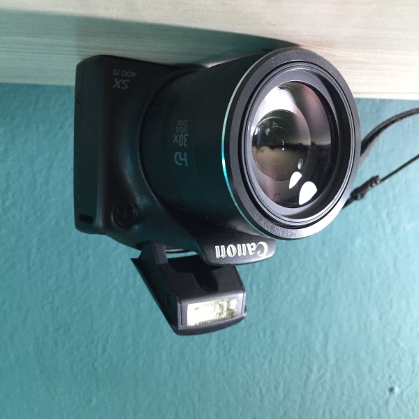 Cámara de fotos Canon PowerShot SX400 IS, color negro 