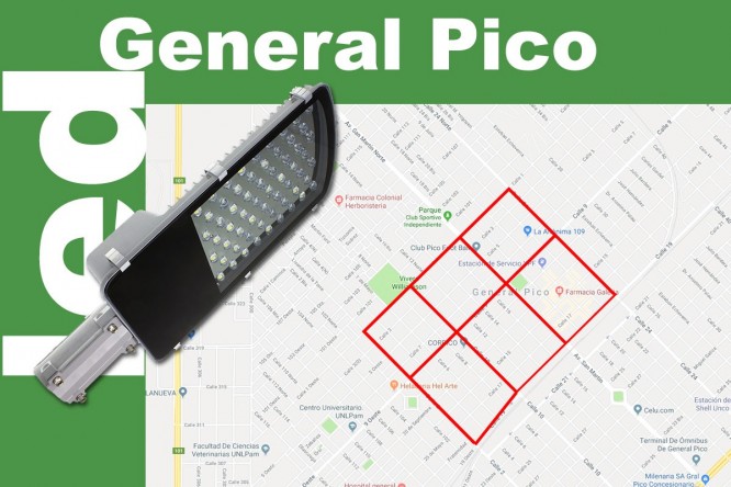 Calles donde ser&aacute;n colocadas las luminarias