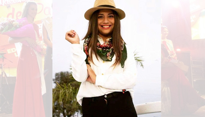 María Victoria Carrera (19) es la representante de Van Praet María Victoria Carrera (19) es la representante de Van Praet