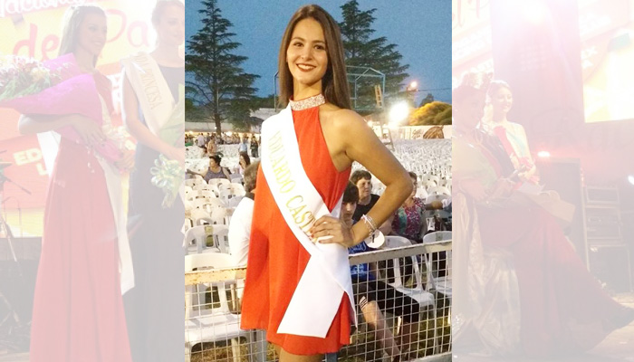 Gina Macagno (19) es la postulante de Eduardo Castex Gina Macagno (19) es la postulante de Eduardo Castex