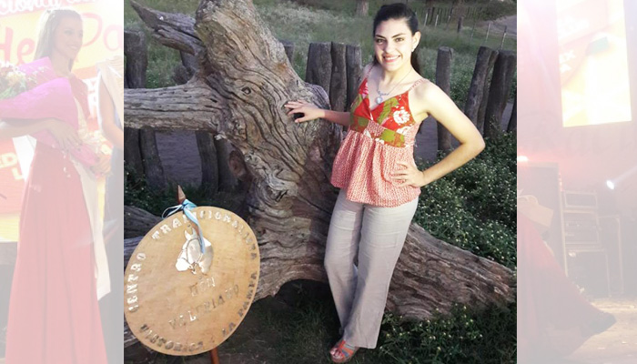 Florencia Aguilar (21 años) representa al Centro Don Valeriano de Victorica Florencia Aguilar (21 años) representa al Centro Don Valeriano de Victorica