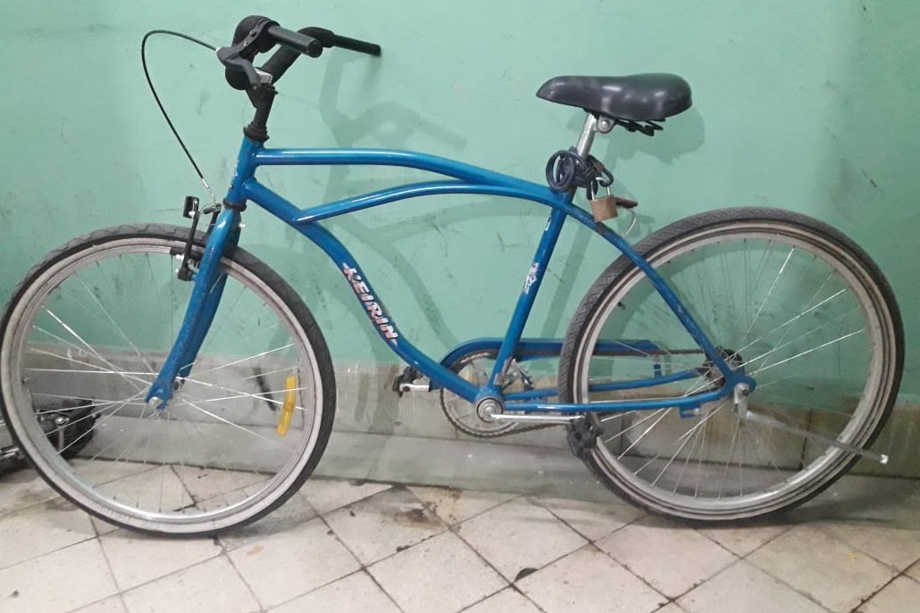 La bicicleta que hab&iacute;a sido sustra&iacute;da de la casa particular