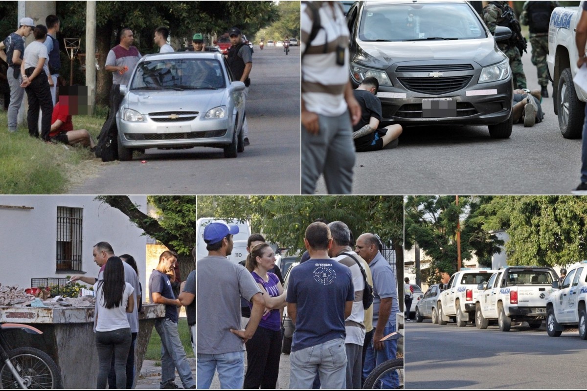 Un oficial de la policía entre los 6 demorados en el ...