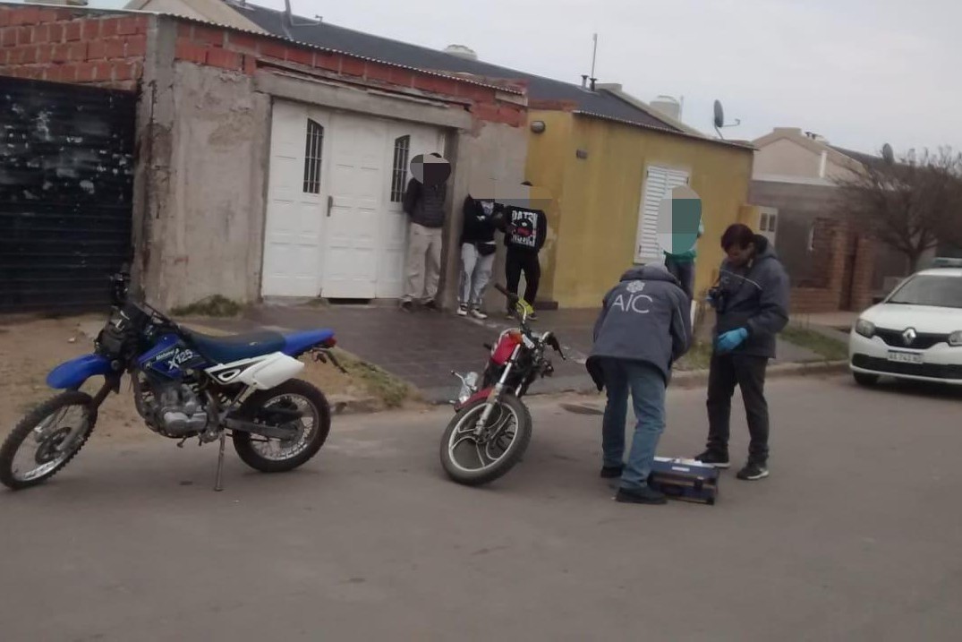 Foto del día que se recuperaron las dos motos Foto del día que se recuperaron las dos motos