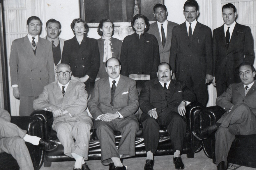 Los funcionarios, magistrados y empleados del Juzgado N° 1 de Santa Rosa, en una foto tomada en 1954 Los funcionarios, magistrados y empleados del Juzgado N° 1 de Santa Rosa, en una foto tomada en 1954