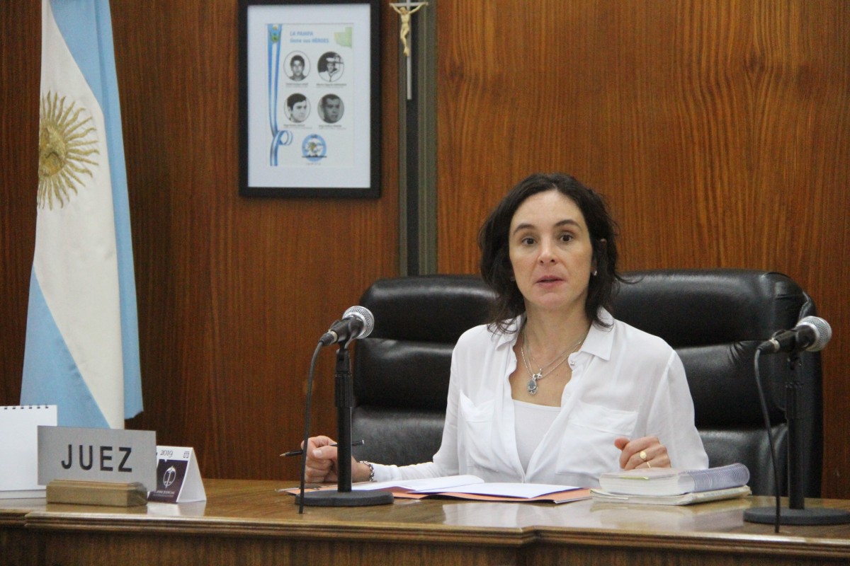 La jueza de control de General Pico, subrogante de la audiencia de juicio Mar&iacute;a Jimena Cardoso