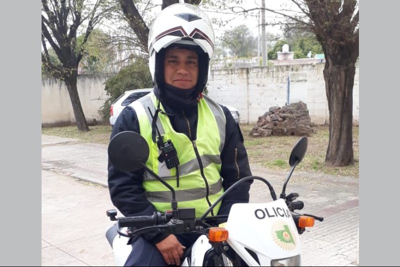 Agente Lucero &Aacute;ngel Pascual (Foto: infohuella.com.ar)