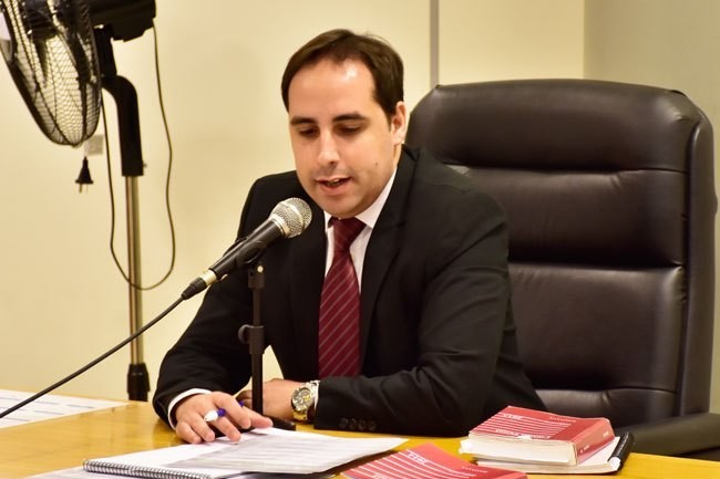 Juez de control santarroseño, Gabriel Lauce Tedín (El Diario) Juez de control santarroseño, Gabriel Lauce Tedín (El Diario)