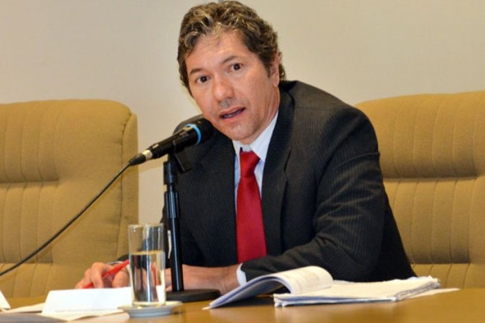 Juez de audiencia de Santa Rosa, Andr&eacute;s Oli&eacute;. Foto archivo: YaTeCuento