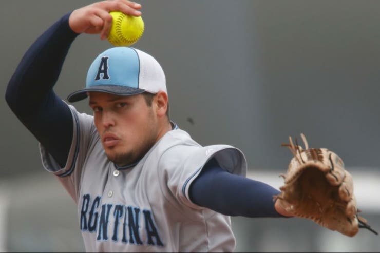 Huemul Mata, la estrella de la selección de softbol. Crédito: Prensa Lima 2019.