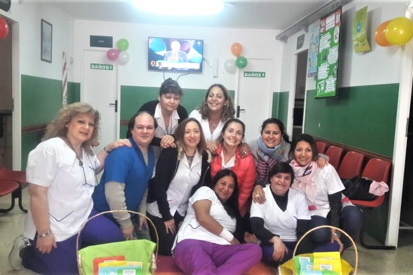 Personal del Centro de Salud Energ&iacute;a y Progreso