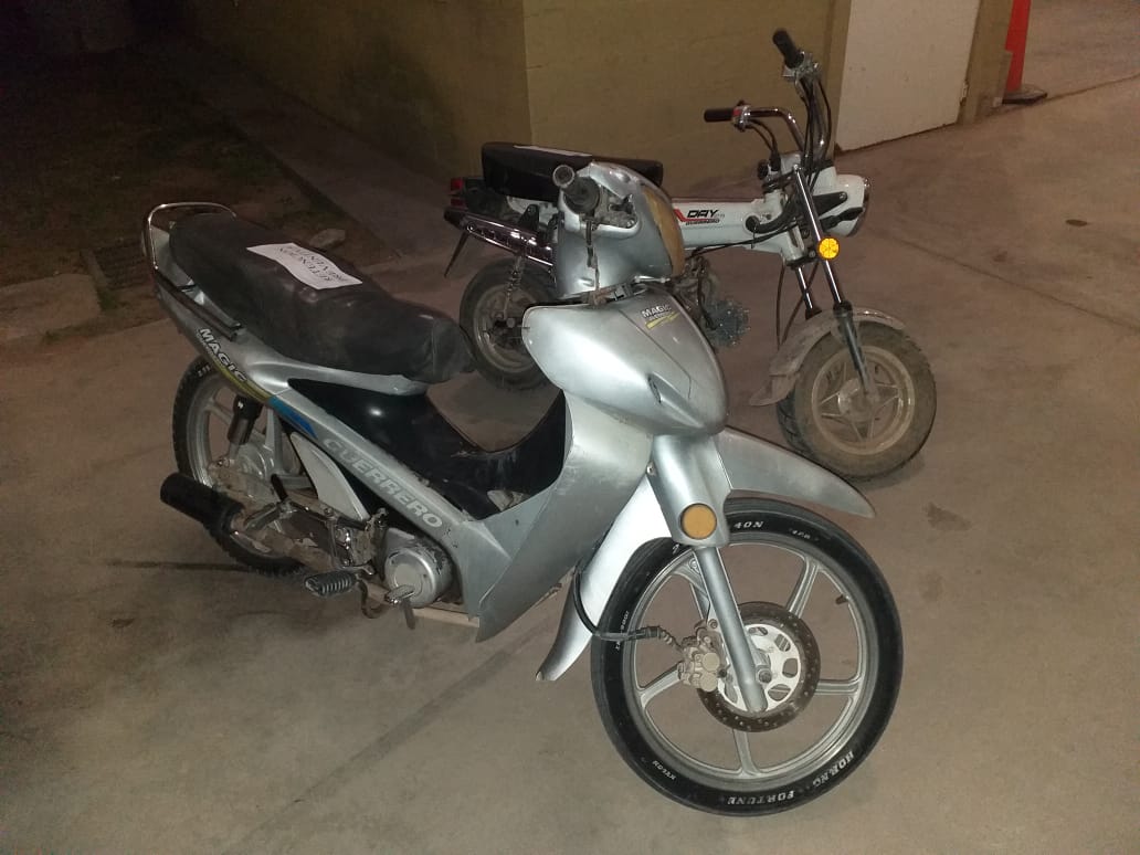 Motos secuestradas en diversos operativos policiales