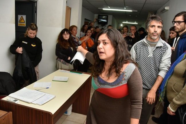 La periodista Cintia Alcaraz (foto gentileza El Diario)