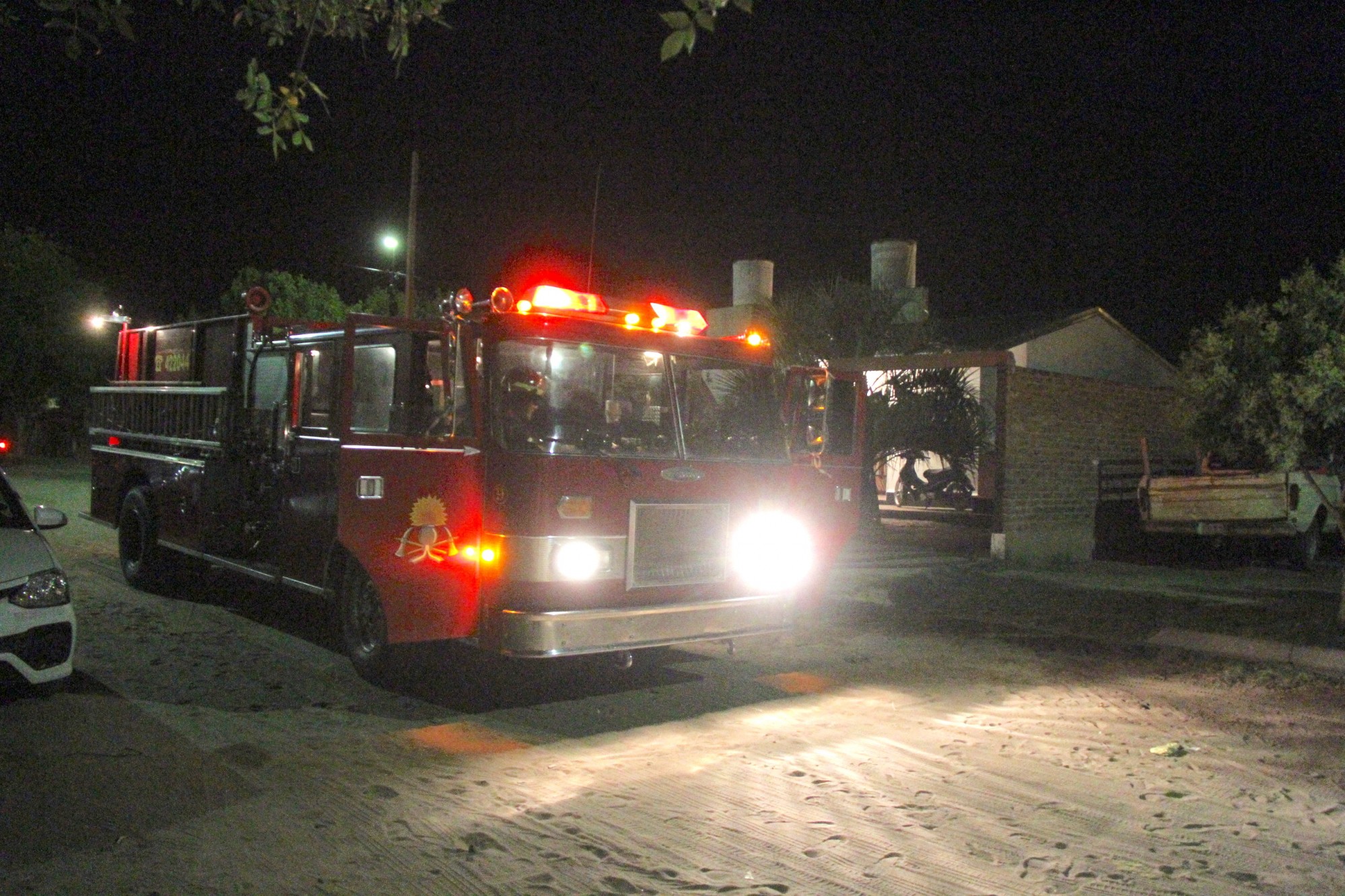 Festejaban un cumpleaños y comenzó a prenderse fuego la chimenea de la