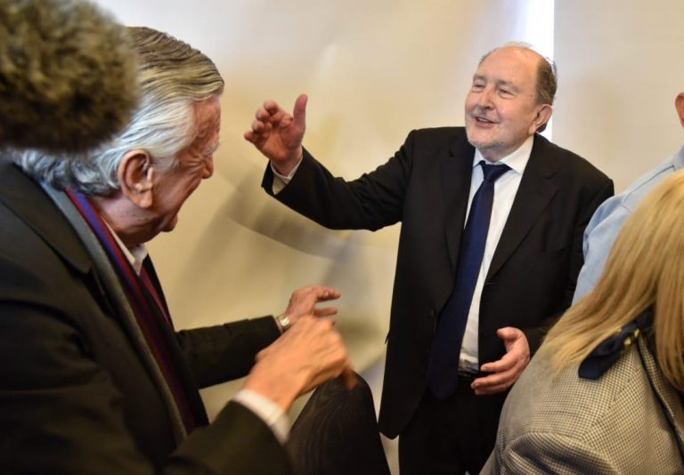 Intensa actividad del gobernador Carlos Verna en la previa del acto en horas de la tarde