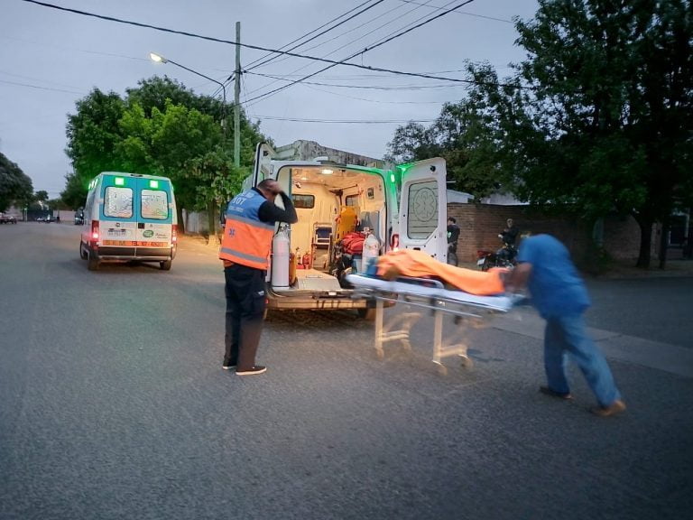 Choque de motos en calle 26 y 23: Una mujer y una menor de edad fueron hospitalizadas