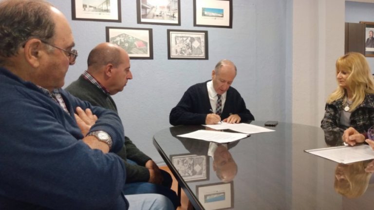 Salud firmó un convenio con la Cooperativa de Macachín