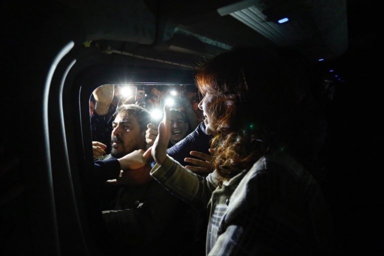 Las fotos de la llegada de Cristina a La Pampa