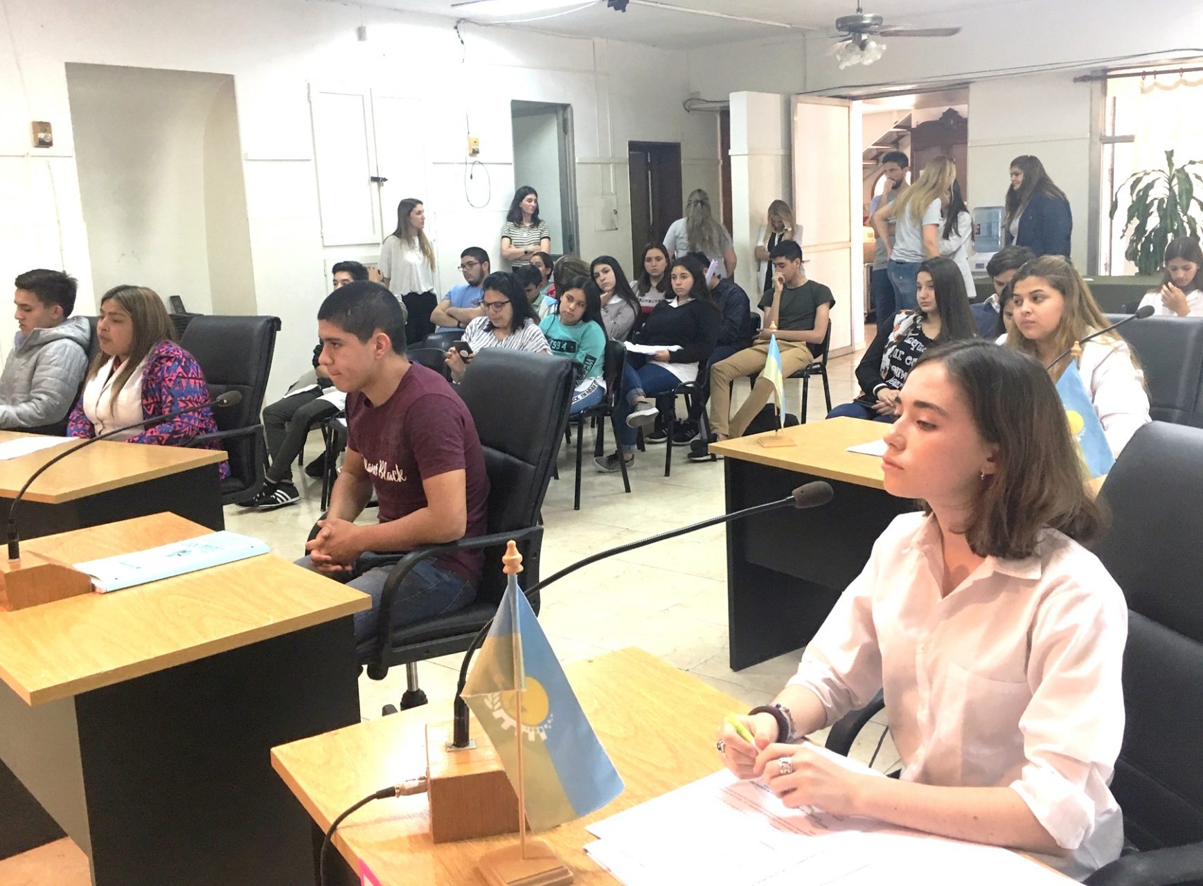 Estudiantes de  siete colegios secundarios piquenses debatieron en la Jornada Legislativa 2019