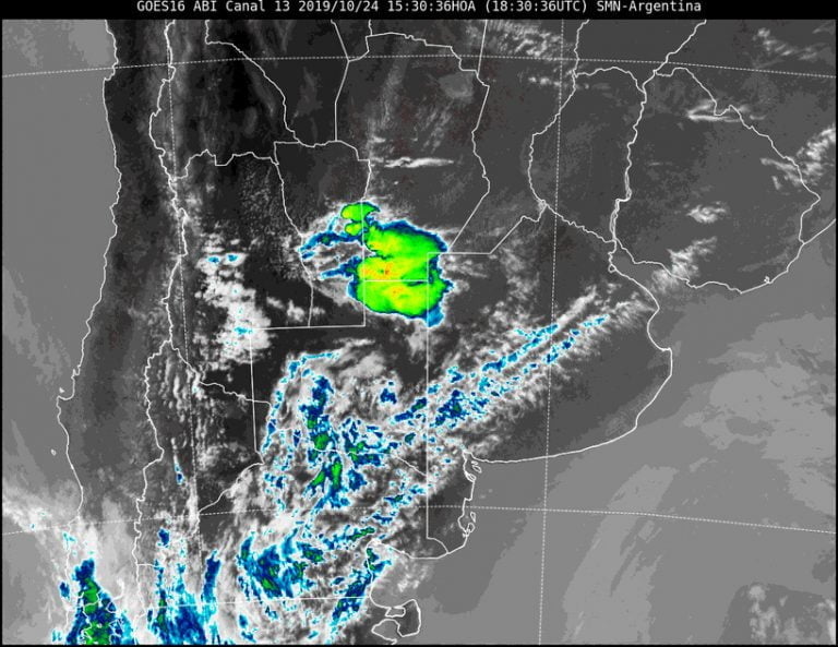 ALERTA METEOROLÓGICA: «Tormentas fuertes con rafagas y ocasional caída de granizo» para Pico, Trenel, Realicó y otras localidades