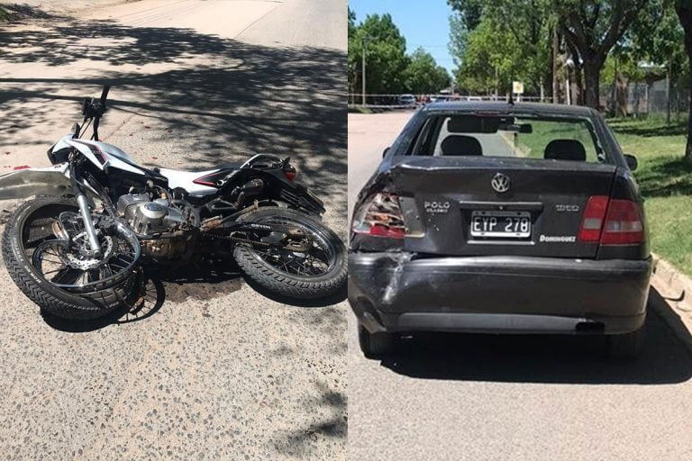 Intendente Alvear: Tras grave accidente trasladan un joven a General Pico