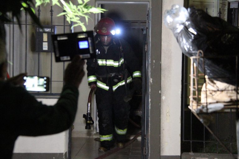 Incendio en el lavadero de una vivienda