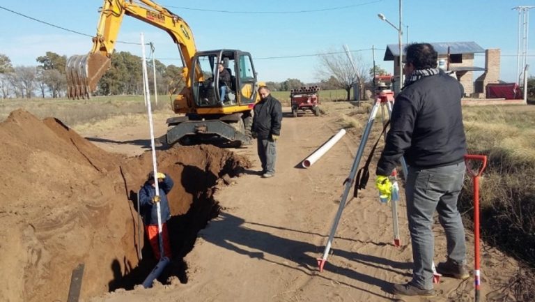 Amplían la red cloacal en Macachín