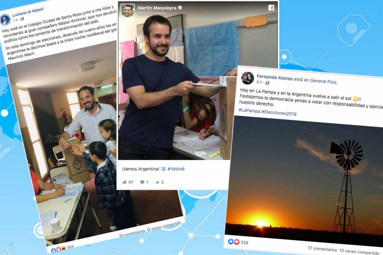 Los posteos en redes sociales de los políticos en La Pampa