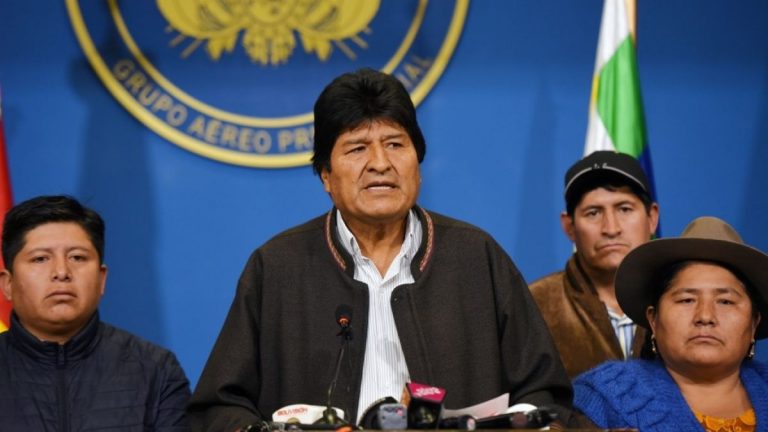 Renunció Evo Morales
