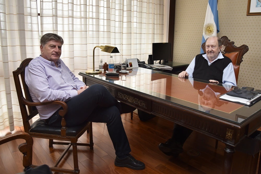 Sergio Ziliotto visitó a Carlos Verna y le habló del encuentro que tuvo con Alberto Fernández