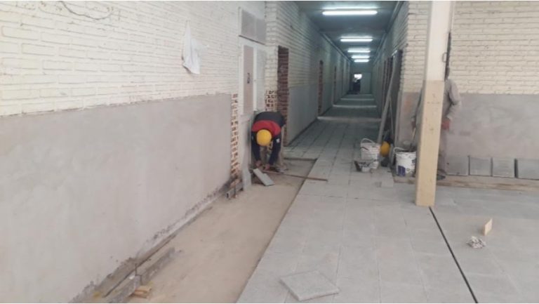 Continúan los trabajos en la Escuela Nº 64