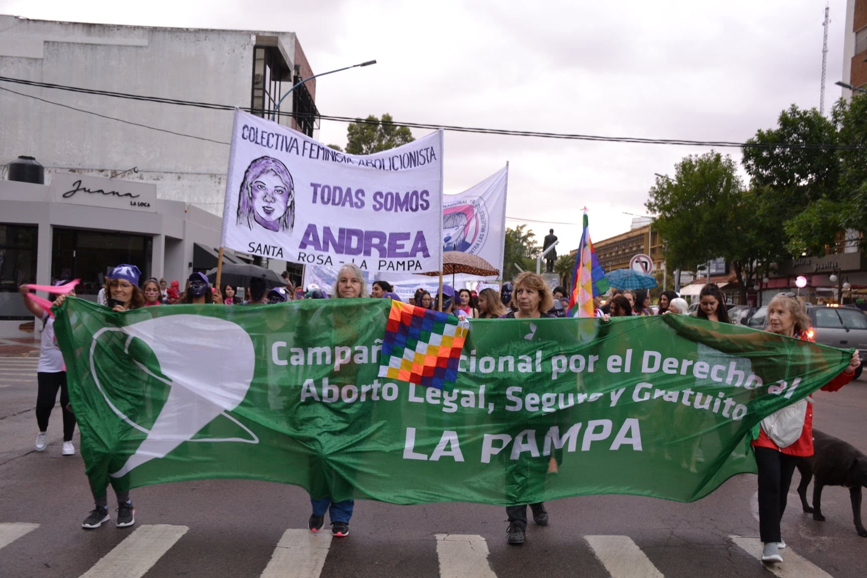 Cientos de mujeres marcharon en Santa Rosa para repudiar la violencia de género y elevar sus reclamos