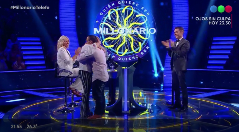 Un piquense le propuso casamiento a su novia en el programa ¿Quién quiere ser millonario?