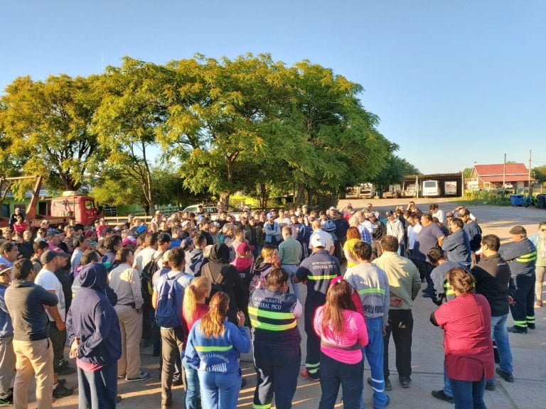Paro de los municipales: “Creo que podremos llegar a un acuerdo”, dijo el Intendente Rainone