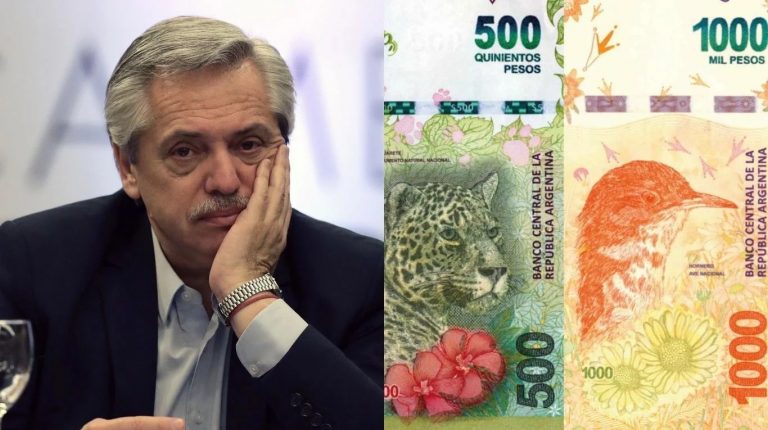 Alberto Fernández sugirió que podrían volver los billetes con figuras de “los grandes hombres y mujeres de la Argentina”