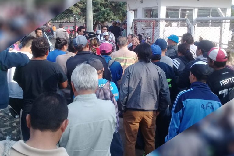 Trabajadores municipales se movilizaron en contra del tratamiento del nuevo Estatuto Municipal