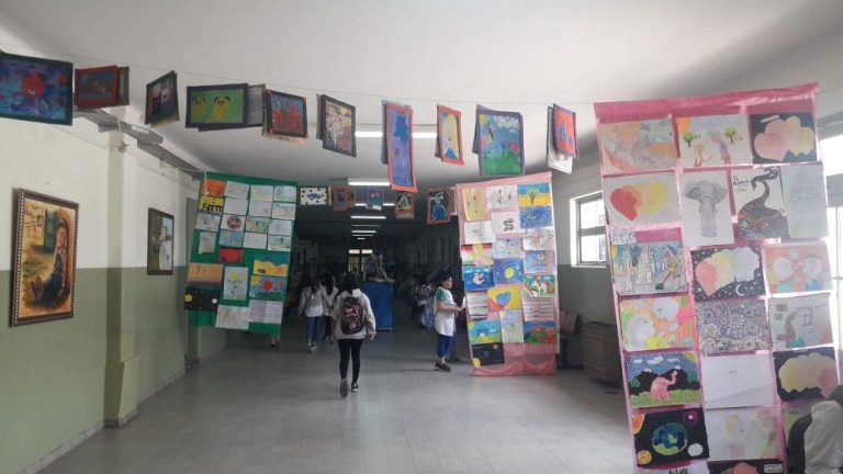 La Escuela 66 presentó distintas muestras de arte