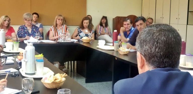 UTELPa con el ministro Maccione: El primer encuentro estuvo lleno de reclamos