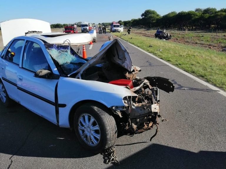 Murió una de las mujeres que estaba grave y aumenta a cinco las víctimas fatales por el choque en ruta 35