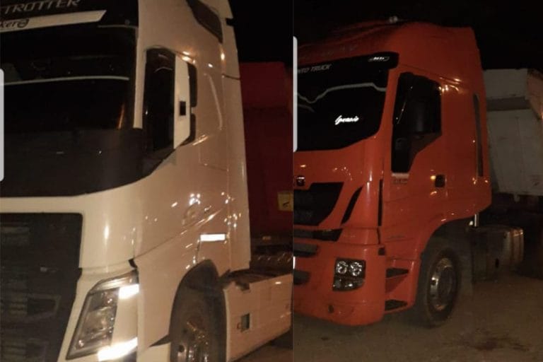 Interceptan a 3 camiones que transportaban cereal sin las cartas de porte