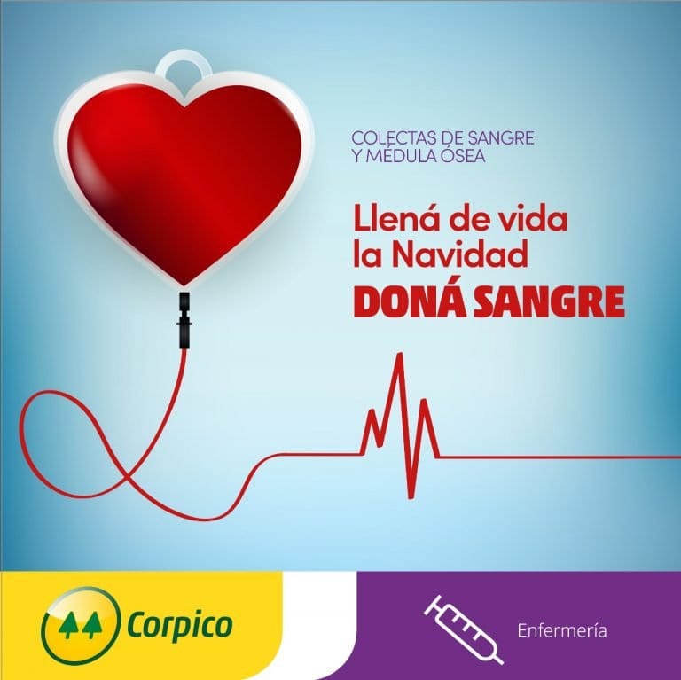 Colectas de sangre y médula ósea en Corpico