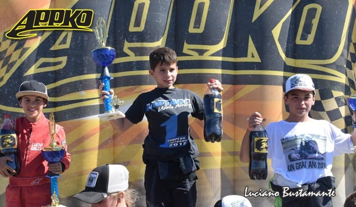 Karting: El piquense, Lautaro Videla, fue el campeón de la categoría escuela en el campeonato de Olavarría