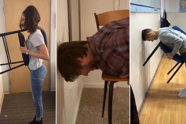 Qué es el #ChairChallenge, el desafío viral que sólo pueden superar las mujeres