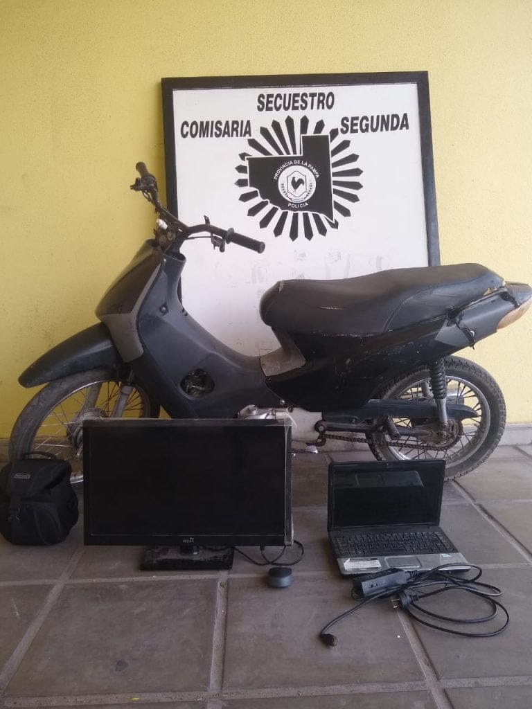 Personal de Comisaría Segunda recuperó elementos sustraídos en dos hechos delictivos