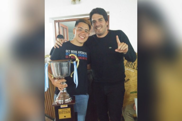 Un joven tenista pampeano salió campeón y fue becado por una empresa alemana
