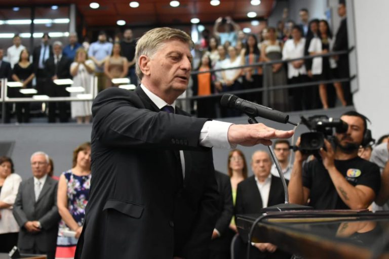 Asumió Sergio Ziliotto y es el nuevo gobernador de La Pampa