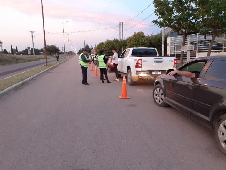 Controles de nocturnidad y tránsito en distintos puntos de la Provincia