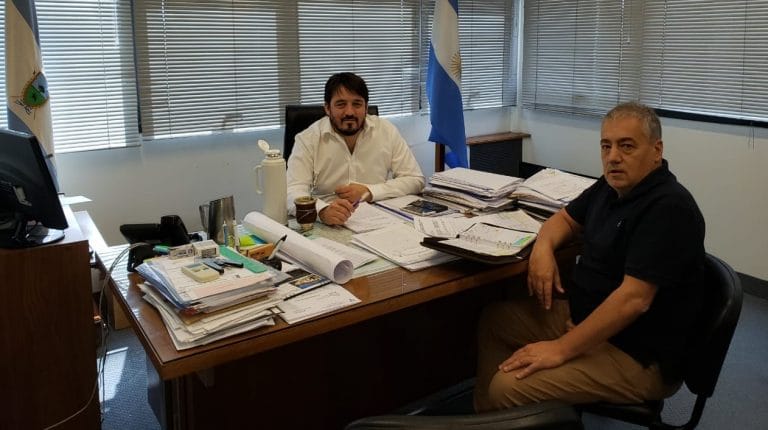 El secretario municipal Jorge Gabba se reunió con directivos de Vialidad Provincial