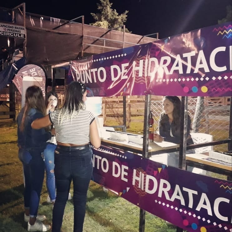 Realizaron prevención de consumos problemáticos en diferentes fiestas de La Pampa